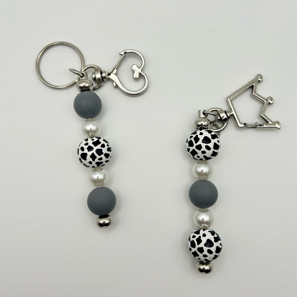 2 Beaded Keychain Charms
(210)